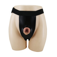 Порожній страпон Pretty Love Harness Briefs Houston, коричневий — Просмотреть изображение 4