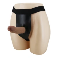 Порожній страпон Pretty Love Harness Briefs Houston, коричневий — Переглянути зображення 5