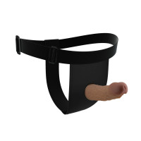 Порожній страпон Pretty Love Harness Briefs Houston, коричневий — Просмотреть изображение 7