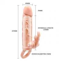 Насадка на пеніс BAILE BRAVE MAN 10 Vibraton — Переглянути зображення 4
