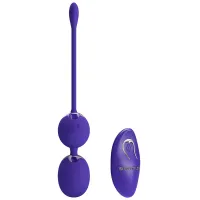 Вагінальні кульки з вібрацією Pretty Love Willie Youth, фіолетові — Переглянути зображення 5