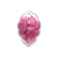 Вакуумний стимулятор клітора для жінок з вібрацією Satisfyer Cloud Dancer, біло-рожевий