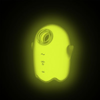 Вакуумний стимулятор клітора для жінок з вібрацією Satisfyer Glowing Ghost, жовтий — Просмотреть изображение 4