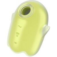 Вакуумний стимулятор клітора для жінок з вібрацією Satisfyer Glowing Ghost, жовтий — Просмотреть изображение 9