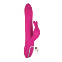 Вібратор Isabella,5 funkcji, USB Pink