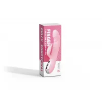 Вібратор з ротацією і поштовхами Finger Thrusting Vibrator Michelle, рожевий — Переглянути зображення 3