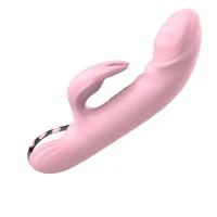 Вібратор з ротацією і поштовхами Finger Thrusting Vibrator Michelle, рожевий — Переглянути зображення 6