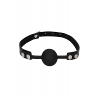 Кляп Silicone Ball Gag - with Adjustable Bonded Leather Straps