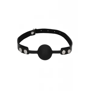 Кляп Silicone Ball Gag - with Adjustable Bonded Leather Straps