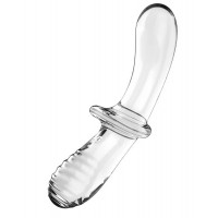 Фалоімітатор Satisfyer Double Crystal, прозорий — Просмотреть изображение 4