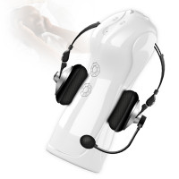 Мастурбатори Vibrating and Flashing Masturbation Cup USB 7+7 Function / Talk Mode (White) — Переглянути зображення 4
