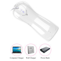 Мастурбатори Vibrating and Flashing Masturbation Cup USB 7+7 Function / Talk Mode (White) — Переглянути зображення 5