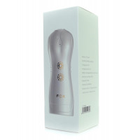Мастурбатори Vibrating and Flashing Masturbation Cup USB 7+7 Function / Talk Mode (White) — Переглянути зображення 8