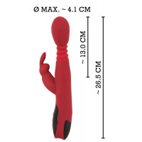 Вібратор кролик You2Toys Silicone Rabbit, червоний