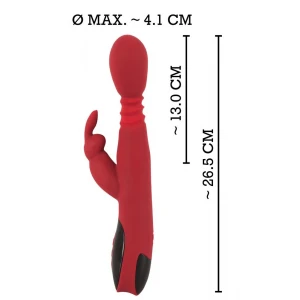 Вібратор кролик You2Toys Silicone Rabbit, червоний