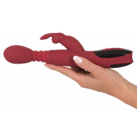 Вібратор кролик You2Toys Silicone Rabbit, червоний — Просмотреть изображение 4