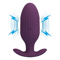 Анальна пробка PRETTY LOVE Jefferson, 12 vibration functions 3 electric shock functions — Переглянути зображення 7