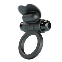 Віброкільце для члена Pretty Love Vibrant Penis Ring Debonaire, чорне