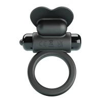 Віброкільце для члена Pretty Love Vibrant Penis Ring Debonaire, чорне — Переглянути зображення 3