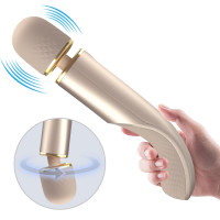 Універсальний вібромасажер Pretty Love Interesting Massager, золотий — Переглянути зображення 6