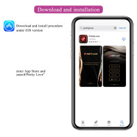 Вібратор PRETTY LOVE HECTOR, 12 vibration functions 5 electric shock functions Mobile APP remote con — Просмотреть изображение 10