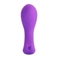 Вібростимулятор PRETTY LOVE Idabelle Purple, 12 vibration functions 12 pulse wave settings Wireless — Переглянути зображення 3