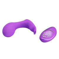 Вібростимулятор PRETTY LOVE Idabelle Purple, 12 vibration functions 12 pulse wave settings Wireless — Просмотреть изображение 7
