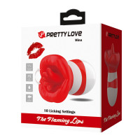 Симулятор орального сексу для жінок Pretty Love The Flaming Lips Mina, червоний — Просмотреть изображение 9