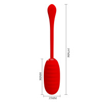 Віброяйце Pretty Love Kirk Red 12 function vibrations — Просмотреть изображение 3