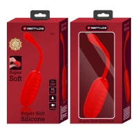 Віброяйце Pretty Love Kirk Red 12 function vibrations — Переглянути зображення 7
