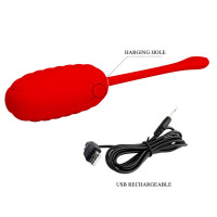 Віброяйце Pretty Love Kirk Red 12 function vibrations — Просмотреть изображение 8