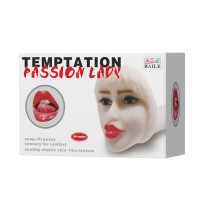 Вакуумний стимулятор клітора з вібрацією Temptation Passion Lady, тілесний — Переглянути зображення 5