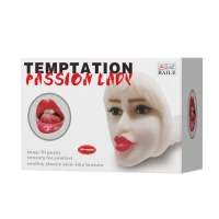 Вакуумний стимулятор клітора з вібрацією Temptation Passion Lady, тілесний — Просмотреть изображение 5