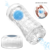 Прозорий мастурбатор вагіна PRETTY LOVE VACUUM CUP MASTURBATOR Planet ABS TPR — Просмотреть изображение 4