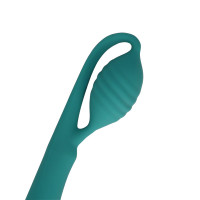 Вібратор для точки G Loveline G-Spot Vibrator With Bead, зелений — Просмотреть изображение 6