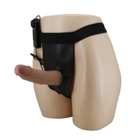 Порожній страпон Pretty Love Harness Briefs Houston, коричневий — Переглянути зображення 5