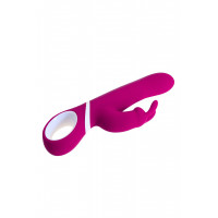 Вібратор з ротацією S Pleasures Premium Naughty Rabbit, рожевий — Просмотреть изображение 3