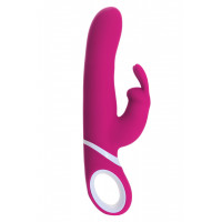 Вібратор з ротацією S Pleasures Premium Naughty Rabbit, рожевий — Просмотреть изображение 4