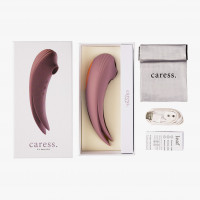 Вакуумний вібратор Caress Leaf, фіолетовий — Просмотреть изображение 11