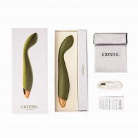 Вібратор Caress Omny, зелений — Просмотреть изображение 6