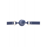 Кляп у вигляді фалоса Taboom Silicone Penis Ball Gag, синій — Просмотреть изображение 5