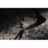 Маска-кляп Head Harness with Mouth Cover and Solid Ball Gag, чорна