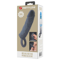 Насадка на пеніс PRETTY LOVE Realistic Penis Sleeve, TPR