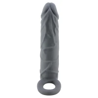 Насадка на пеніс PRETTY LOVE Realistic Penis Sleeve, TPR — Переглянути зображення 6