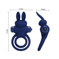 Ерекційне кільце з вібрацією PRETTY LOVE Powerful ring, 10 vibration functions — Просмотреть изображение 4