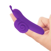 Вібратор на палець Pretty Love Snail Honey Finger, фіолетовий — Просмотреть изображение 4