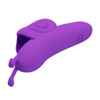 Вібратор на палець Pretty Love Snail Honey Finger, фіолетовий — Просмотреть изображение 8
