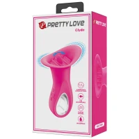 Вібростимулятор PRETTY LOVE Clyde, 12 vibration functions 12 licking settings — Просмотреть изображение 2