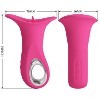 Вібростимулятор PRETTY LOVE Clyde, 12 vibration functions 12 licking settings — Переглянути зображення 3
