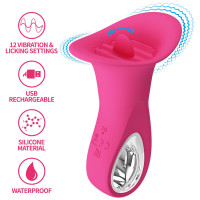 Вібростимулятор PRETTY LOVE Clyde, 12 vibration functions 12 licking settings — Переглянути зображення 10